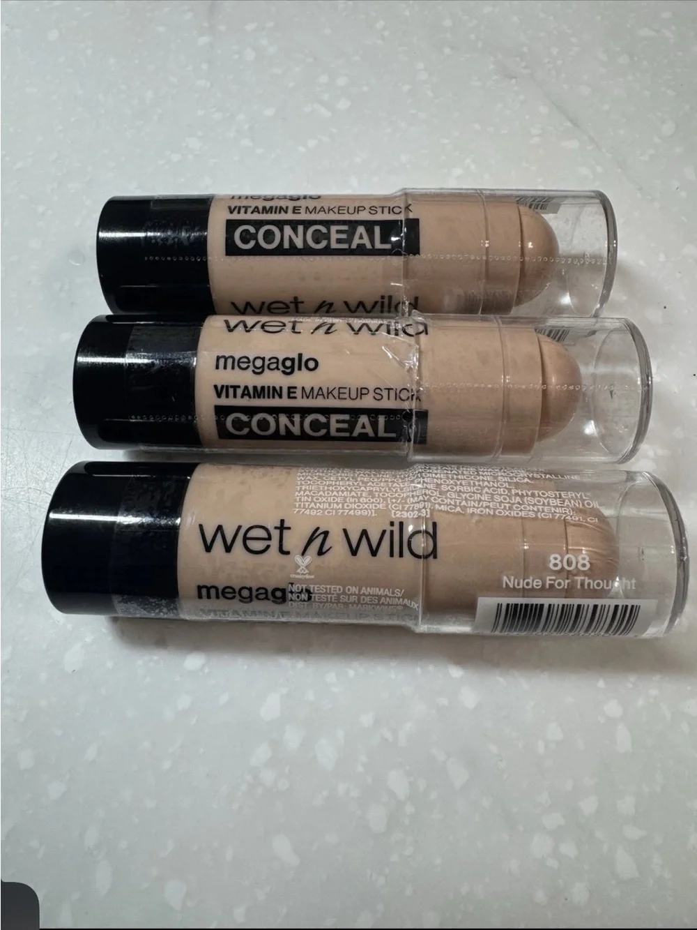 wet n wild MegaGlo Concealer Stick - Nude (808) Trio